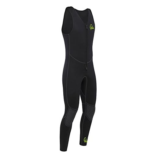 Neoprenanzug Quantum Palm Long John 3mm Reißverschluss elastisch ergonomisch, Größe:XL