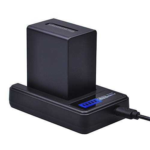 PowerTrust 1Pc 4500mAh NP-FV100 NPFV100 FV100 Akku + LCD USB Ladegerät für Sony NP-FV30 NP-FV50 NP-FV70 SX83E SX63E FDR-AX100E - Image 3