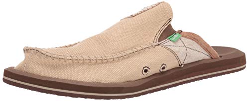 Sanuk mens You Got My Back Ii Flat, Tan, 11 US