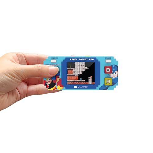 Image of My Arcade Mega Man Pixel Pocket Pro: Mega Man Video Game, Portable Keychain Arcade, Capcom