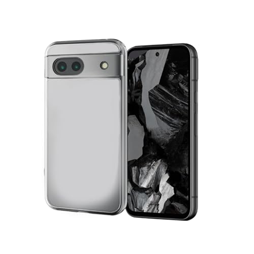 cxybgfv Google Pixel 8a 用のケース 柔軟 カバー 薄型 全透明 耐衝撃 メッキ加工 TPU素材 薄型 軽量 スマホカバー アクオス Google Pixel 8a 用の ソフトケース