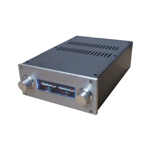 220 * 90 * 311mm JC229 All Aluminum Power Amplifier Chassis VU Meter Preamplifier Chassis Aluminum Amplifier Audio Shell
