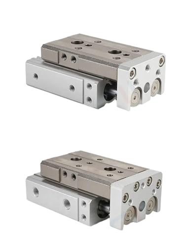 Cylindre pneumatique MXQ16-75 à double tige pour guidage de précision - 5