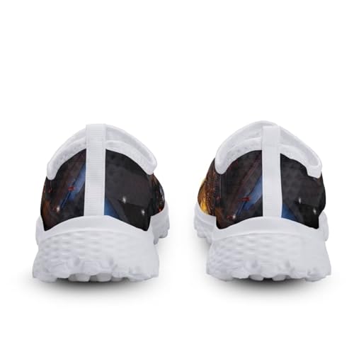 Walking Shoes for Women Men Sports Sneaker Flat Mesh Shoes Breathable Trainers4