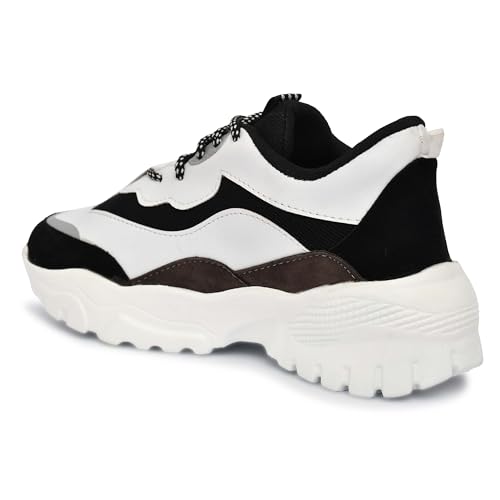 Image of SUSON Women's Synthetic Leather Sneakers Shoes