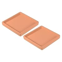 2 Soucoupes Céramique 4,5 Pouces Pour Pots De Fleurs – Plateau Récupérateur Eau, Protection Meuble, Intérieur/extérieur