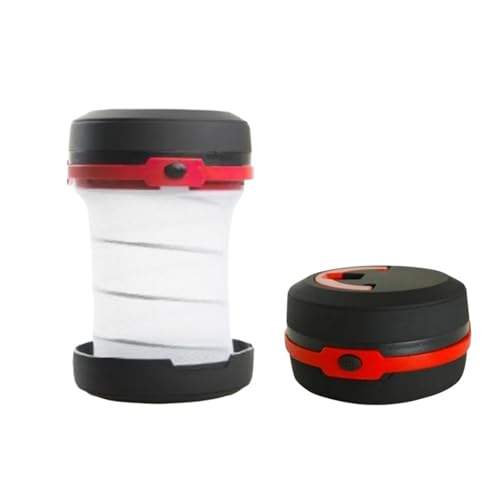 Rocky Green Linterna solar con cargador USB, luz de camping plegable 3 en 1, 36 horas de funcionamiento, impermeable, luz de emergencia al aire libre para tiendas de campaña, senderismo, hogar (rojo)