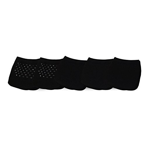 Image of Fashion Liner Toe Topper Socks for Women Invisible Hidden Half Socks Good for Sandal or Dress Shoes 5-Pairs