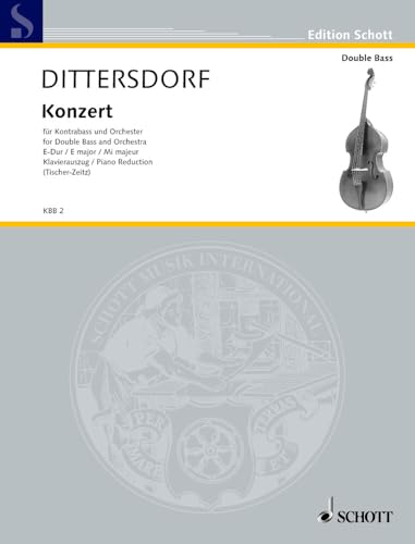Double Bass Concerto in E Major, Krebs 172: Double Bass and Piano (Double Bass Library / Kontrabass-bibliothek)