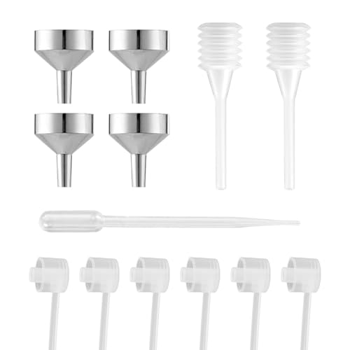13Pcs Perfume Dispenser Tool - Replacement Pump, Funnel, Pipettes & Dropper for Travel Refillable Atomizer Bottle