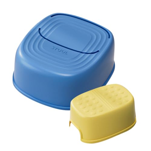 Ipetboom Step Stool for Boys and Girls Plastic Bathroom Stool Multi-Function Non-Slip Surface for Toddlers