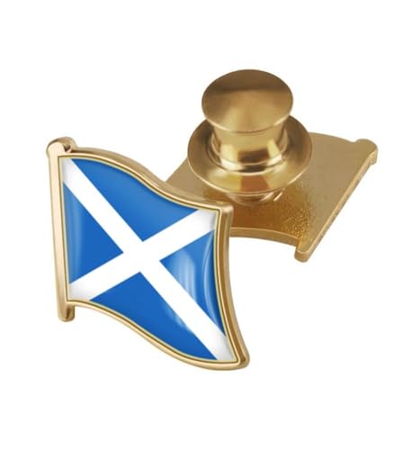 Image of vmcoatdu Country Flag Backs Locking Pin Keepers Locking Clasp Pin Badge International Travel Brooch Metal Alloy Souvenir Pin 0.75x0.7 Inch Small Pin