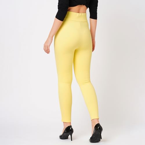 Image of Globus Women Treggings (3641977001 Lime Yellow 28)