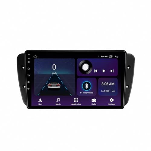 Radio coche para Seat Ibiza con manos libres Bluetooth, Carplay sin cables y Eq de audio