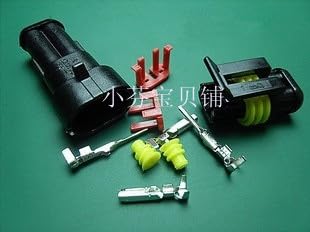 Wiring Connecting Terminals - 2p car Waterproof Plug 2 car Plug Socket 1.5 Terminal Connector Male and Female Connector