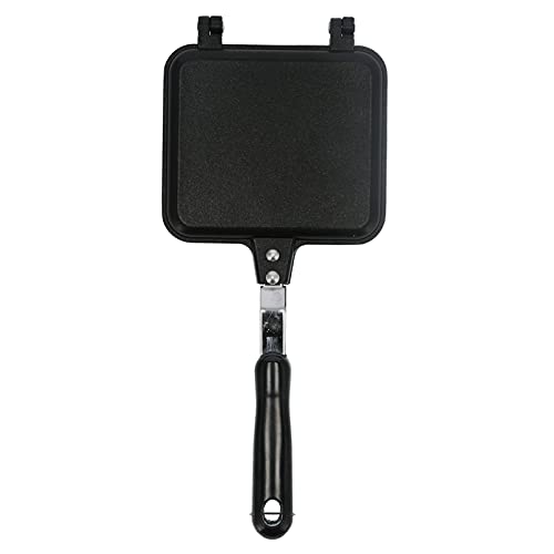 Desayuno Sartén Antiadherente Molde de doble cara Sartén Sandwich Pan Tostada Herramienta...