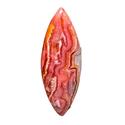 Cabochon en rhodochrosite naturelle marquise pour fabriquer un pendentif bohème