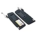 RQHEQLJV Black Sun Visor Compatible for VW Golf 7 MK7 GTI Superb3 Car Front SunVisor Panel with Makeup Mirror Black Sunshade 5GG857551(1 Pair)