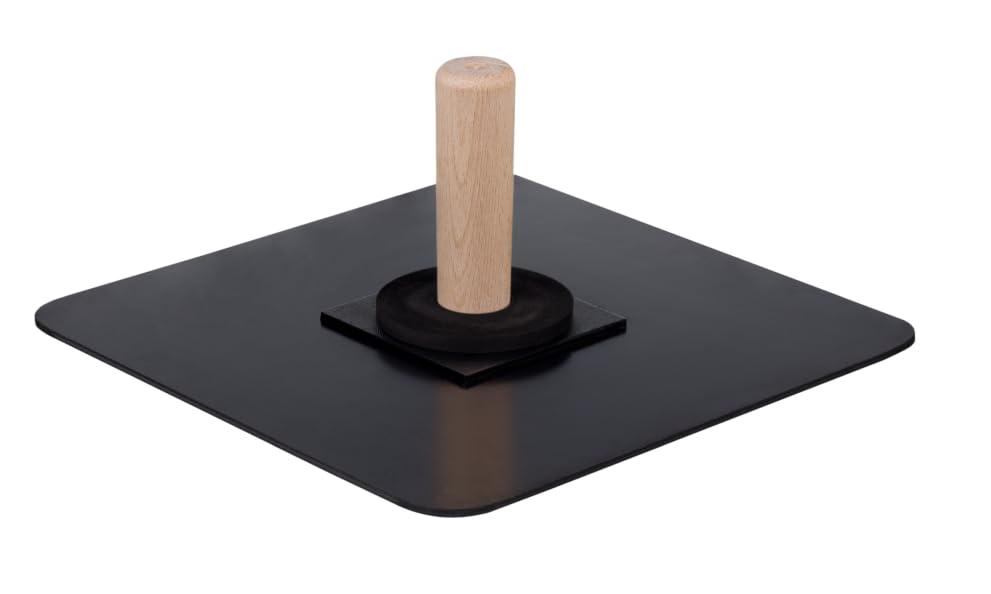 Skimflex Plastering Hawk 13" x 13", PVC Plastic Hawk Board with Comfortable Grip Handle, Lightweight Tool for Plaster Mortar