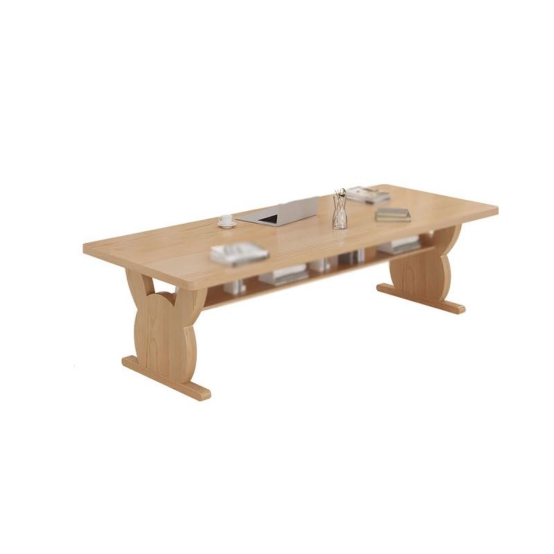 Escritorio de Juegos Moderno Escritorio Grande de Madera Maciza for el hogar, Sala Estar, Estudio, Escritura, Mesa Tablero, Trabajo, Ocio