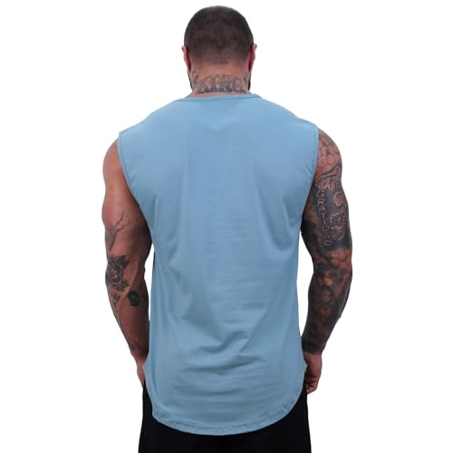 Regata Machão Longline Masculina MXD Conceito Sem Manga Treino Academia Musculação Lisa Cores Básica