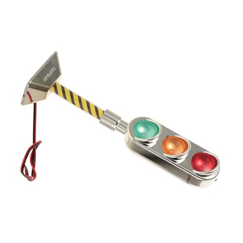 GRIRIW Mini Traffic Signal Light Decor Tiny Table Ornament for Car Interior Easy Installation Compact Design for Room Decoration and Themed Parties