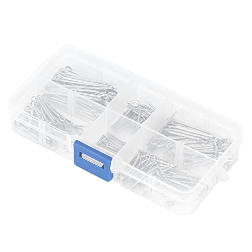 175Pcs Cotter Pin Zinc Alloy Galvanized Locking Automotive Parts for Maintenance