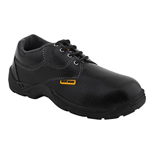 Elecant Steel Toe Safety Shoes for Men Heav Duty Shoes (V-Safety Shoes-Black-10) (B0CPFV1YDG) Amazon Price History, Amazon Price Tracker