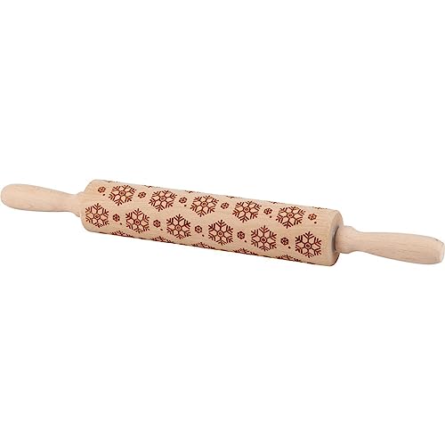Primitives-by-Kathy-Snowflakes-Large-Rolling-Pin-116105 Primitives by Kathy Snowflakes Large Rolling Pin 116105