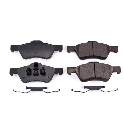 Image of PowerStop Front Brake Pads for Ford Escape 2008-10 |Mazda Tribute 2008-10 |Mercury Mariner 2008-10 - Z17 Ceramic Brake Pads with Installation Hardware, 17-1047A