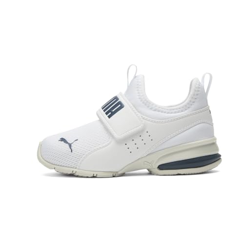 PUMA Kids Boys Axelion Slip On Sneakers Shoes Casual - White - Size 11 M3