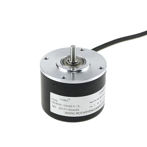 Codeur rotatif optique incrémental ISC6005 : arbre plein et capteur de traction