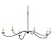 Currey-Black Up Chandelier-9267