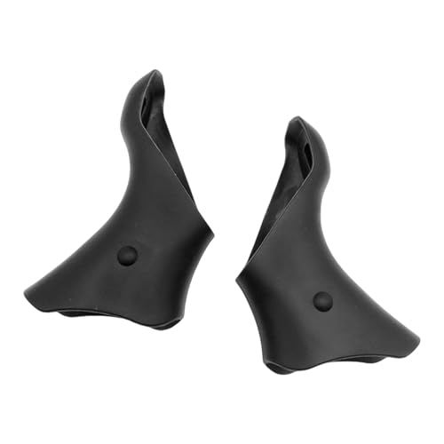 自転車シフターレバーカバー ロードバイク ブレーキレバーフード 5601 5603 6601用 2個入り ブラック, 黒, 10x6cm