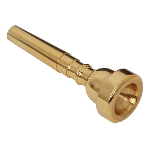 HEMOTON Mouthpiece Trumpet 3c Perfect Fit for Trumpets Golden Material High-performance