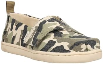 TOMS Boy's Alpargata Sneaker, Dirty Olive, 2 Little Kid | Image 1