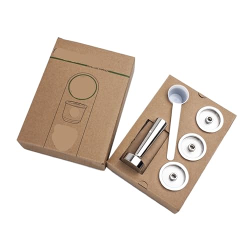 �l�ߑւ��\�ȃJ�v�Z���|�b�h�ė��p�\�t�B���^�[�J�b�v�t�B�b�g�Ailly�ƌ݊�������AX/Y�^�C�v�R�[�q�[�}�V�������X�e�����X�|�R�[�q�[�J�v�Z��(3 capsule 1 tamper)