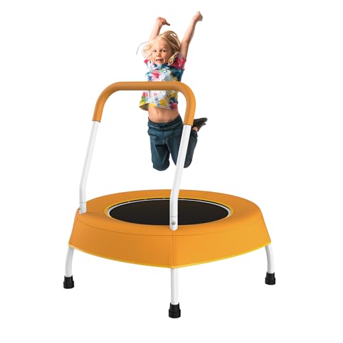 Toddler Trampoline for Kids 1 Year Plus with Handle, Baby Gifts for Boys and Girls, Indoor and Outdoor