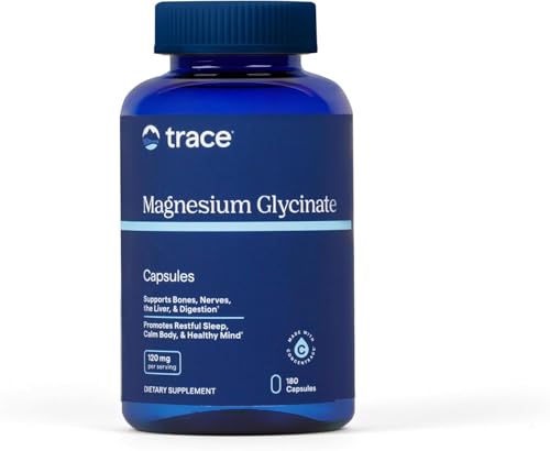 Trace Minerals Magnesium Glycinate Capsules 120 mg 180 Count