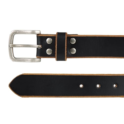 Lucky Brand Men's Casual and Dress Leather Belts with Metal Buckle3