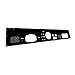 Rugged Ridge 13320.12 Dash Panel, Pre-Cut Holes, Black; 76-86 Jeep CJ