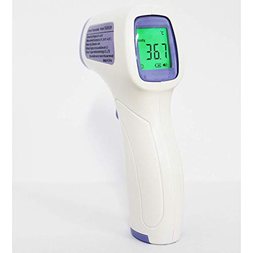 Termometros Laser Techealth Termometro Infarrojos Laser Digital Mwps-Ter Detector Temperatura Sin Contacto Indicador Fiebre Colores para...