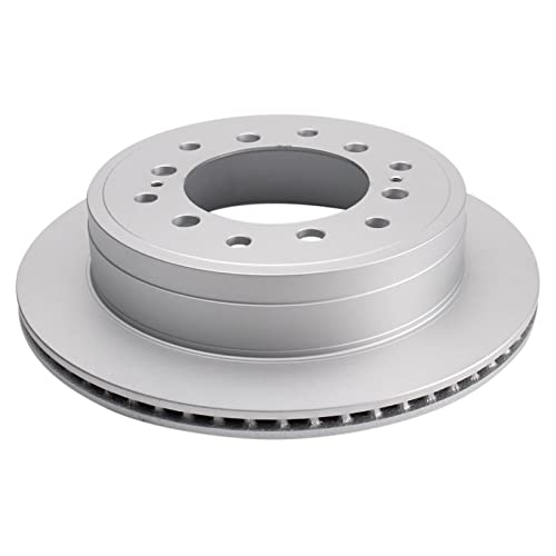 Image of TRQ Rear Brake Pad and Rotor Set Ceramic G Coated Rotors Calipers
