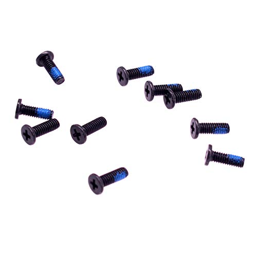 10X M2.5 x 7mm Back Plate Replacement Screw D Bottom Cover Case Screws Set for Dell Inspiron 13 5000 5368 5378 5379 and 13 7000 Series 2-in-1 Laptop