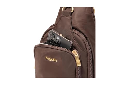 Image of Baggallini Women's Central Park Sling 12 inchx7 inch Crossbody Bag W /Convertible Adjustable Shoulder Strap