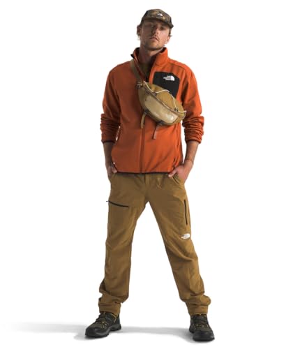 Image of THE NORTH FACE Men's Crest Full Zip Jacket | Water Repellent Fleece Coat, Double Layer Stand Collar & Zip Hand Pockets