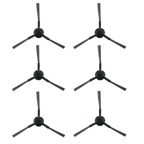6 Stück Seitenbürsten für Dreame X30 Ultra/L10s Pro Ultra Heat, Seitenbürste für L20 Ultra/L10s Ultra Gen 2/E30 Ultra/L40 Ultra AE/Mova S10 Roboter Staubsauger, Ersatz-Seitenbürsten Weiche Silikon