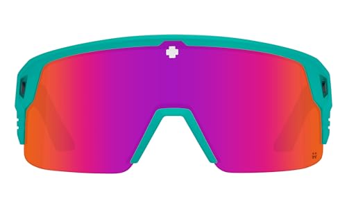 Image of SPY Optic Monolith 5050, Cylindrical Shield Semi-rimless Sunglasses, Color and Contrast Enhancing Lenses