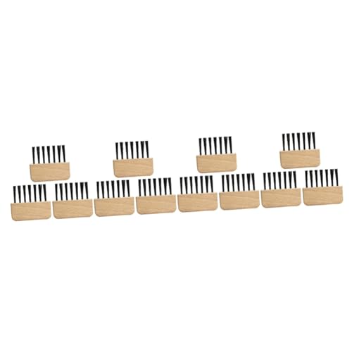 Nettoyeur de peigne à cheveux en bois MAGICLULU brosse cheveux pour enlever les résidus