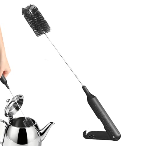 yybng Cepillo De Desagüe para Limpieza De Tuberías | Cepillo para Alcantarillado con Cortapelos - Eliminador De Manchas De Tanque De Agua | para Baño Ducha Lavabo Inodoro Bañera Cocina Lavavajillas